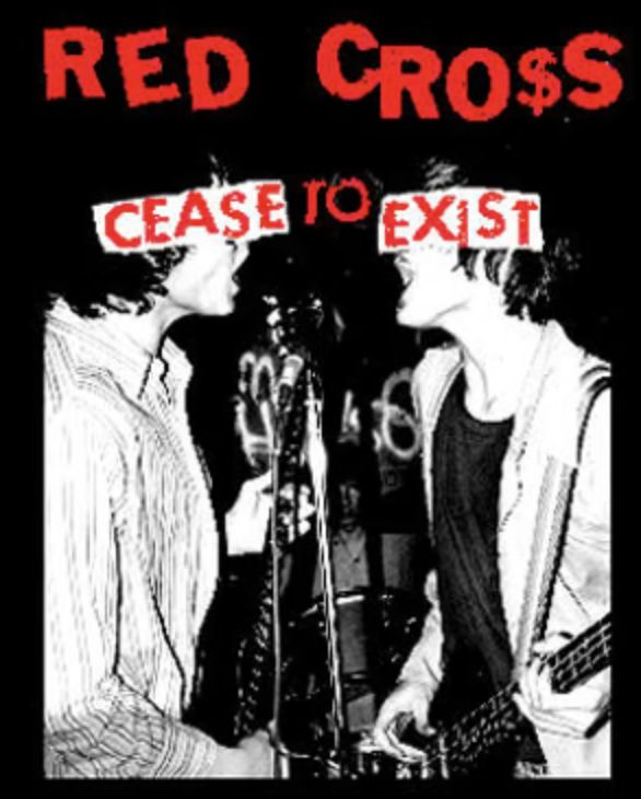 RED CROSS - Cease To Exist - Back Patch